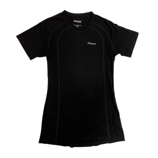 Bergans Fjellrapp Tee thermoshirt dames zwart