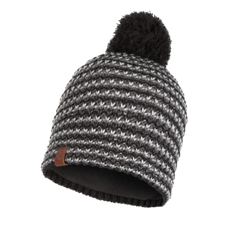 Buff Knitted & Polar Hat Dana Graphite muts