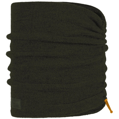 Buff Merino Fleece Khaki nekwarmer