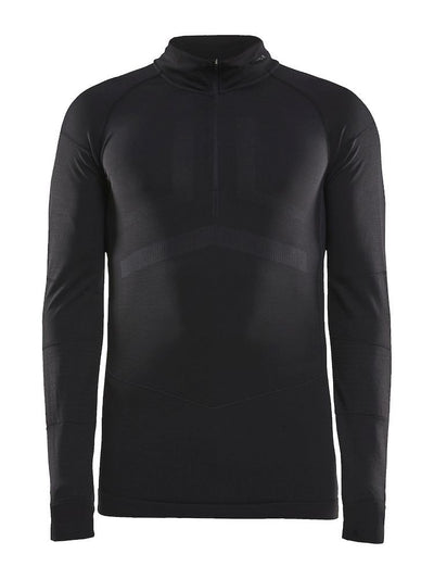 Craft Active Intensity Zip thermoshirt lange mouwen zwart heren