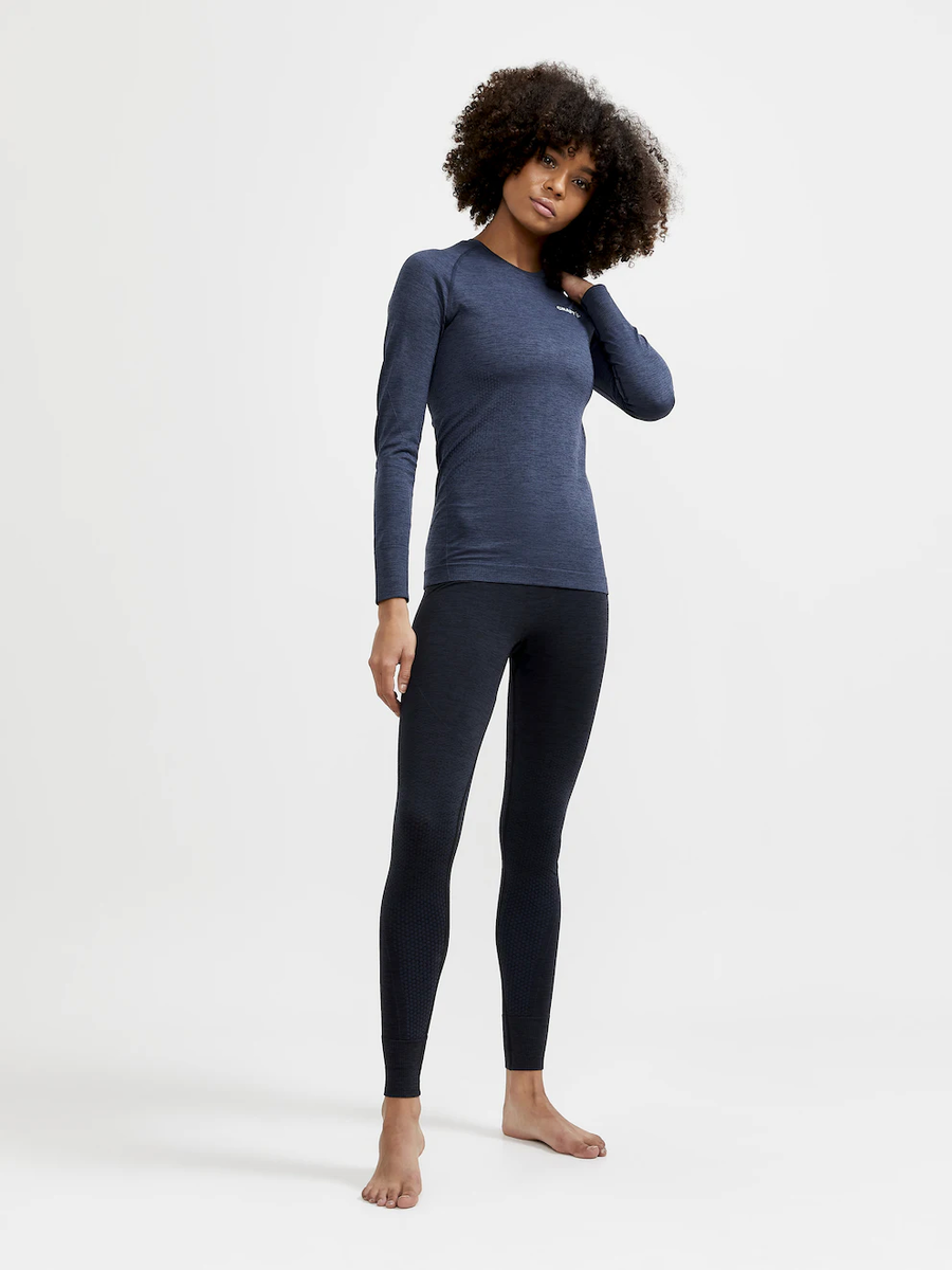 Craft Core Dry Active Comfort LS W thermoshirt lange mouwen  blauw dames