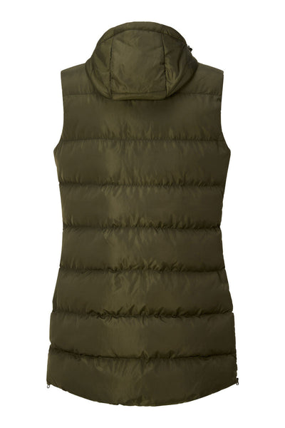 Nordberg Helle puffer bodywarmer dames groen