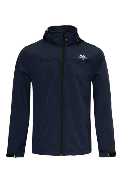 Nordberg Kjeld softshell ski jas heren blauw