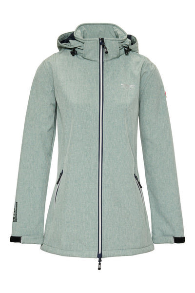 Nordberg Ronda softshell ski jas dames groen