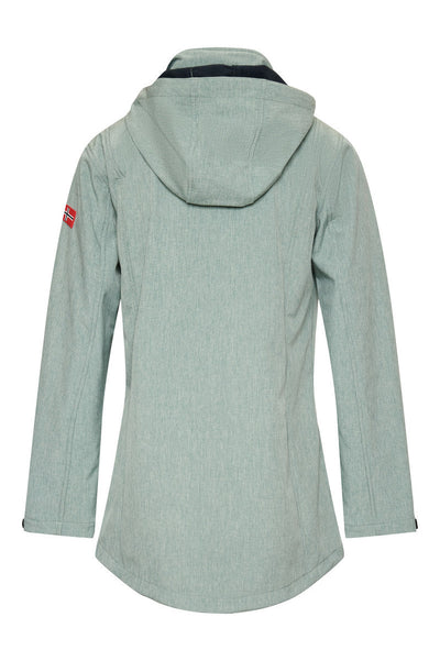 Nordberg Ronda softshell ski jas dames groen