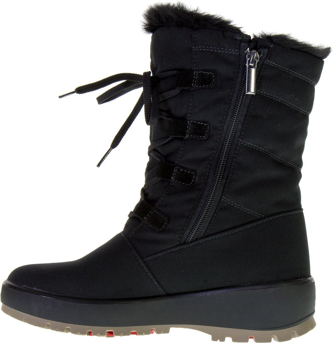 Olang Nora OC snowboots met spikes zwart dames