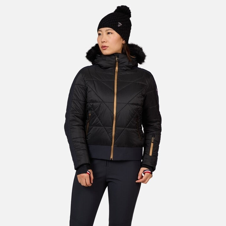 Rossignol Ventina Bomber ski jas zwart dames