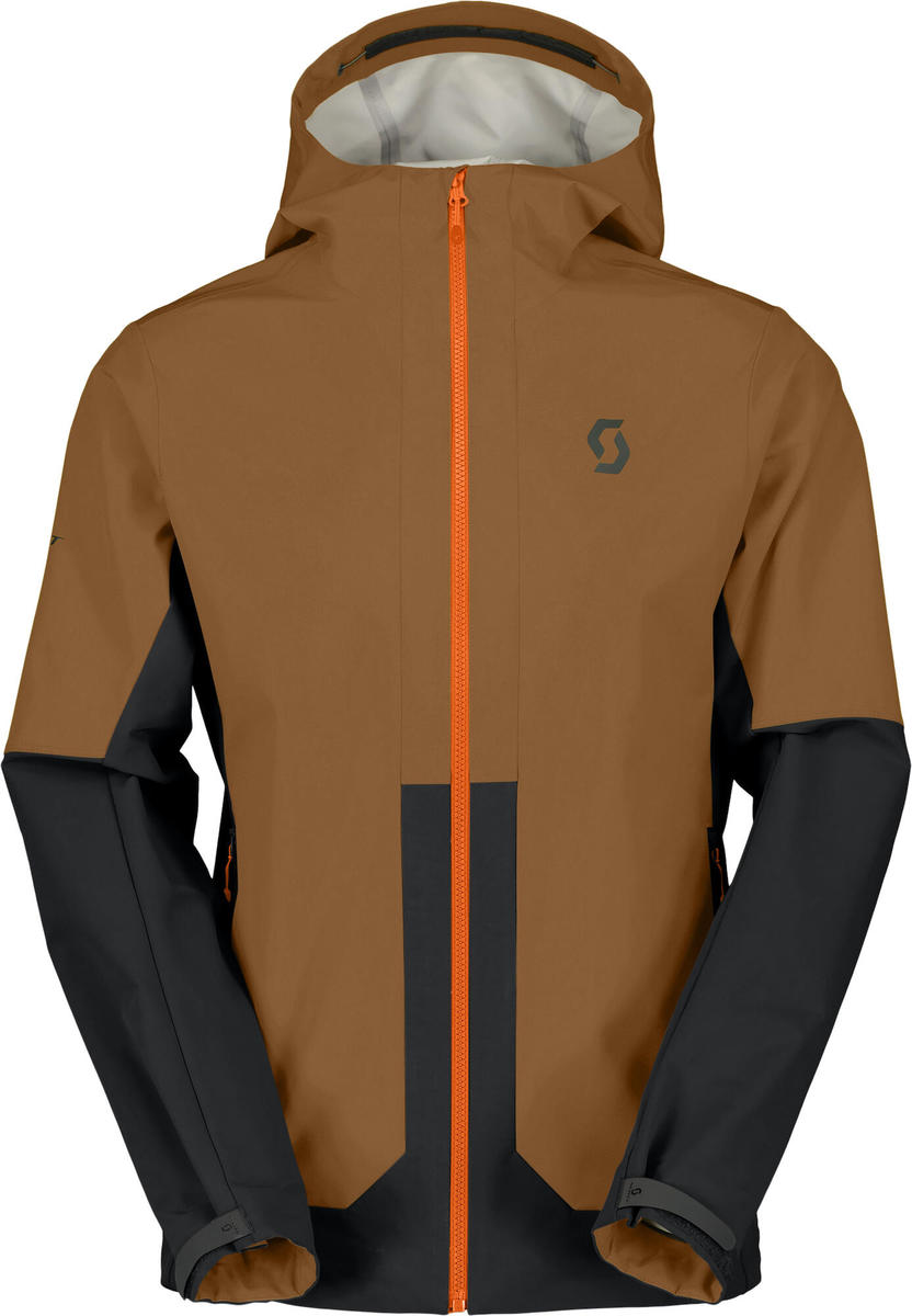 Scott Explorair Softshell ski jas zwart/bruin heren