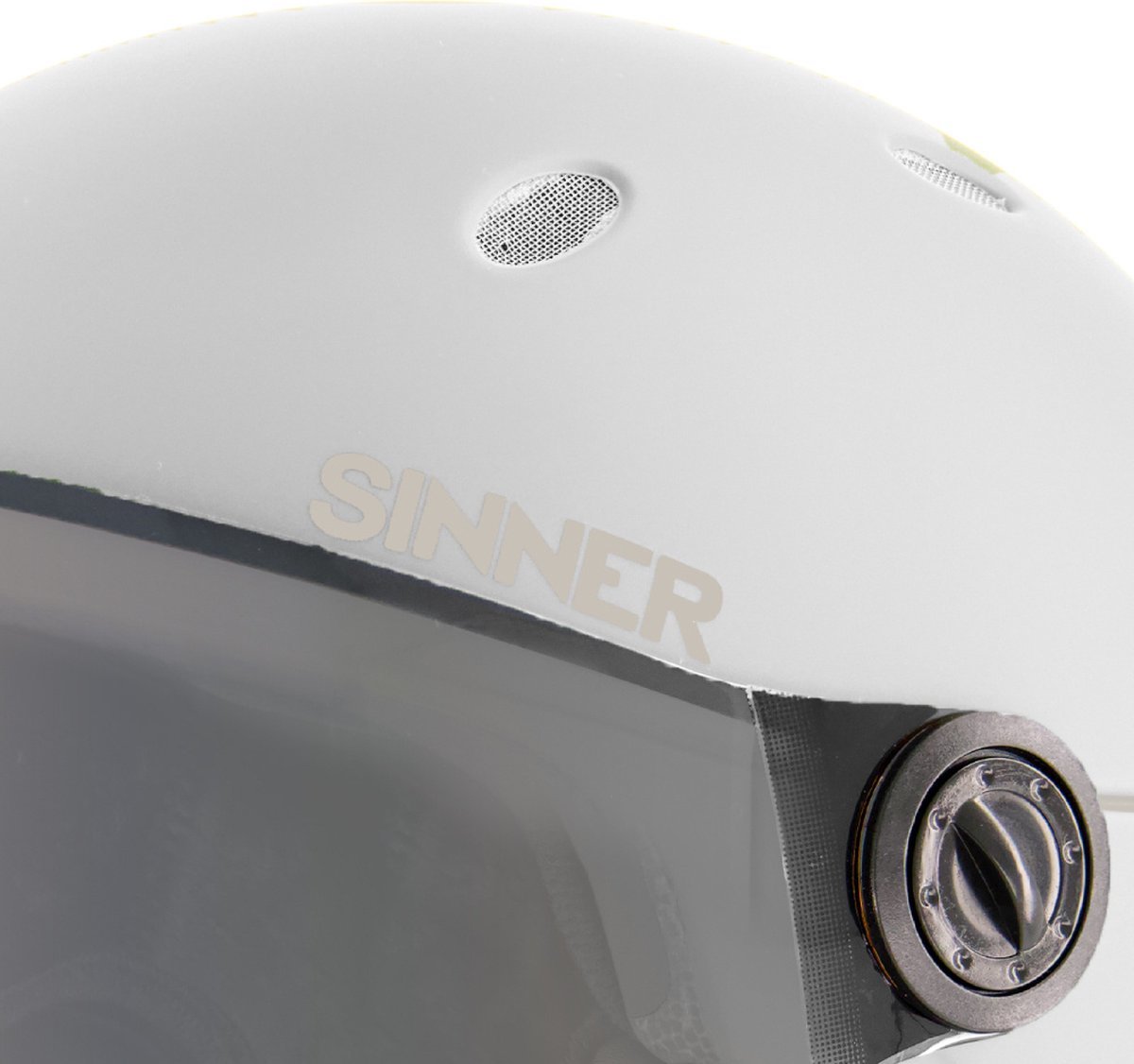 Sinner TITAN VISOR TRANS+ lens skihelm mat wit