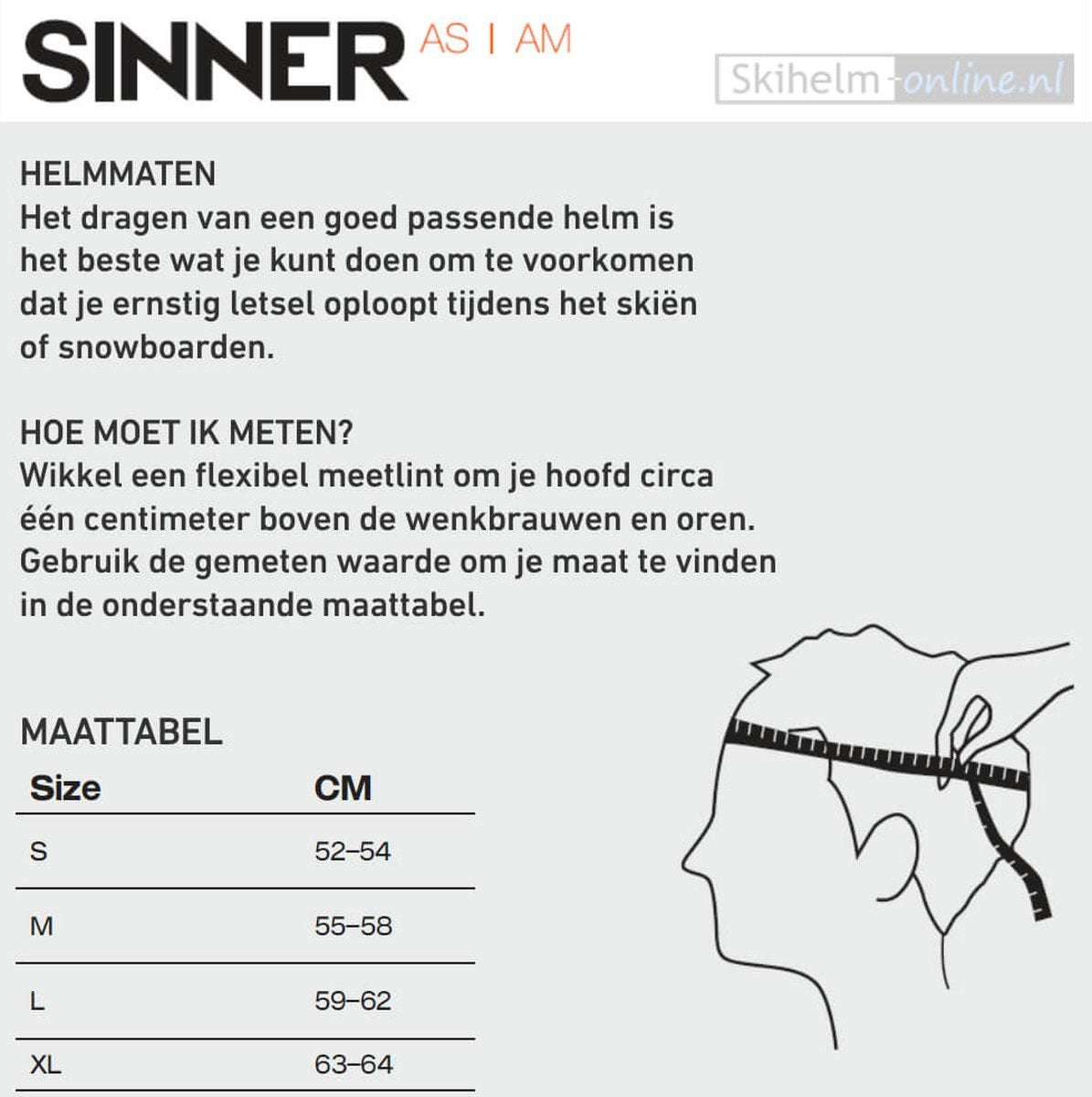 Sinner TITAN VISOR TRANS+ lens skihelm mat wit