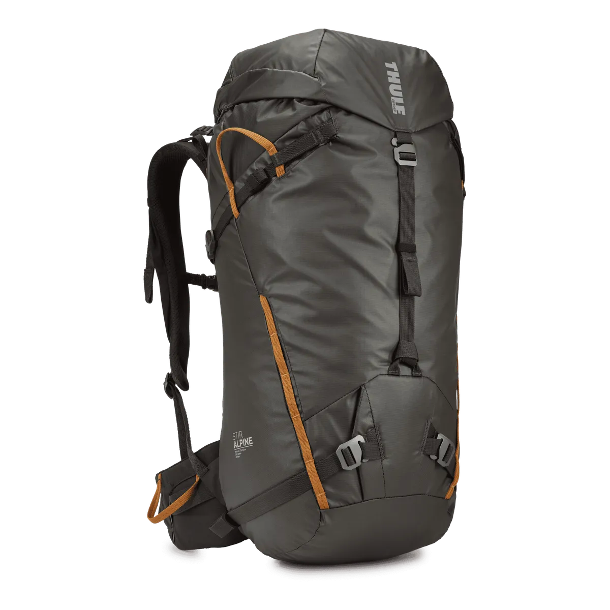 Thule Stir Alpine 40L trekkers ski rugzak obsidian grijsk