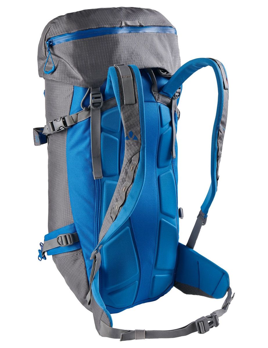 Vaude Rupal 35+ alpiene rugzak antraciet/blauw